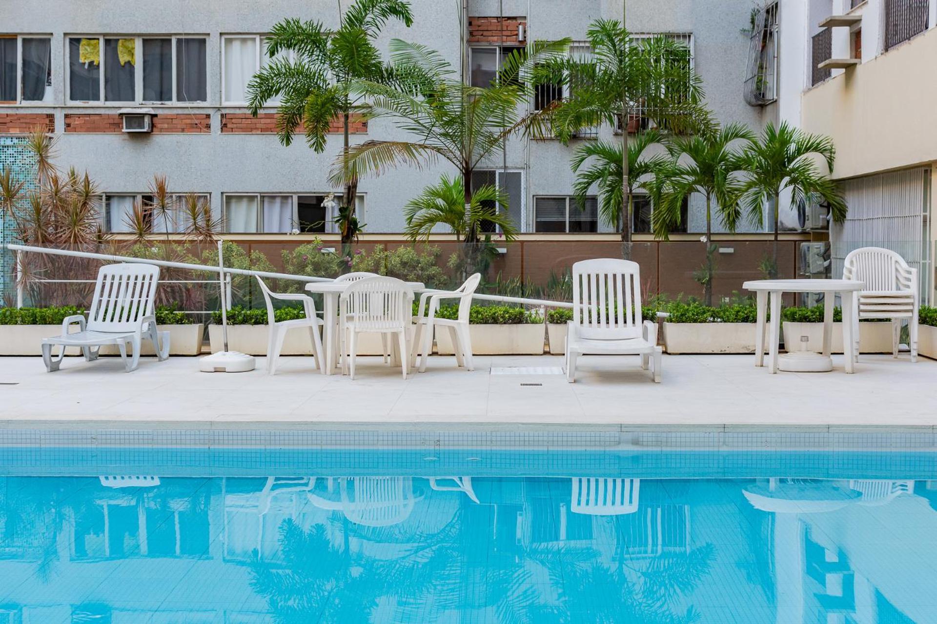 Flat Posto 6 Com Piscina - Copacabana Rio de Janeiro Extérieur photo